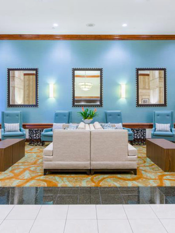 Lobby of DoubleTree by Hilton Hotel Philadelphia Airport