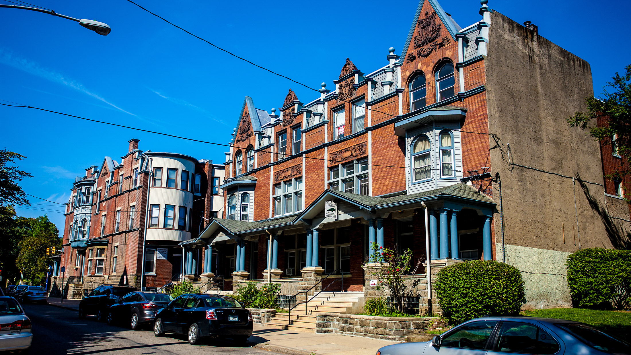 Architectural homes in Powelton Village