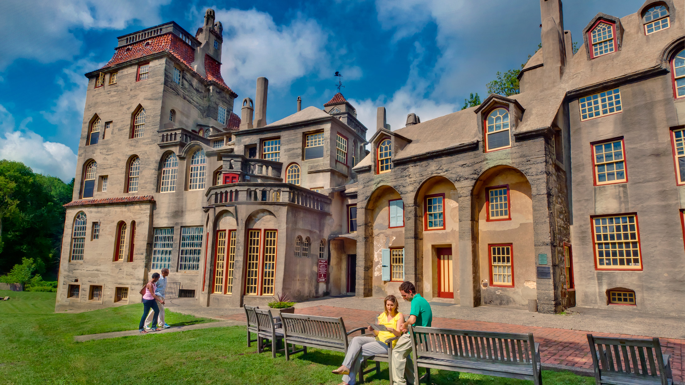 Exterior of Fonthill Castle