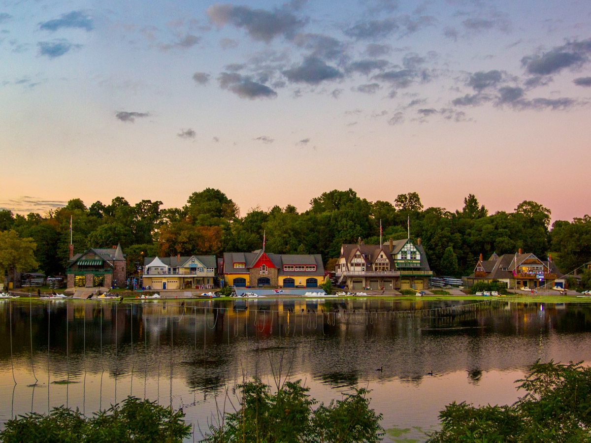Boathouse Row in Philadelphia