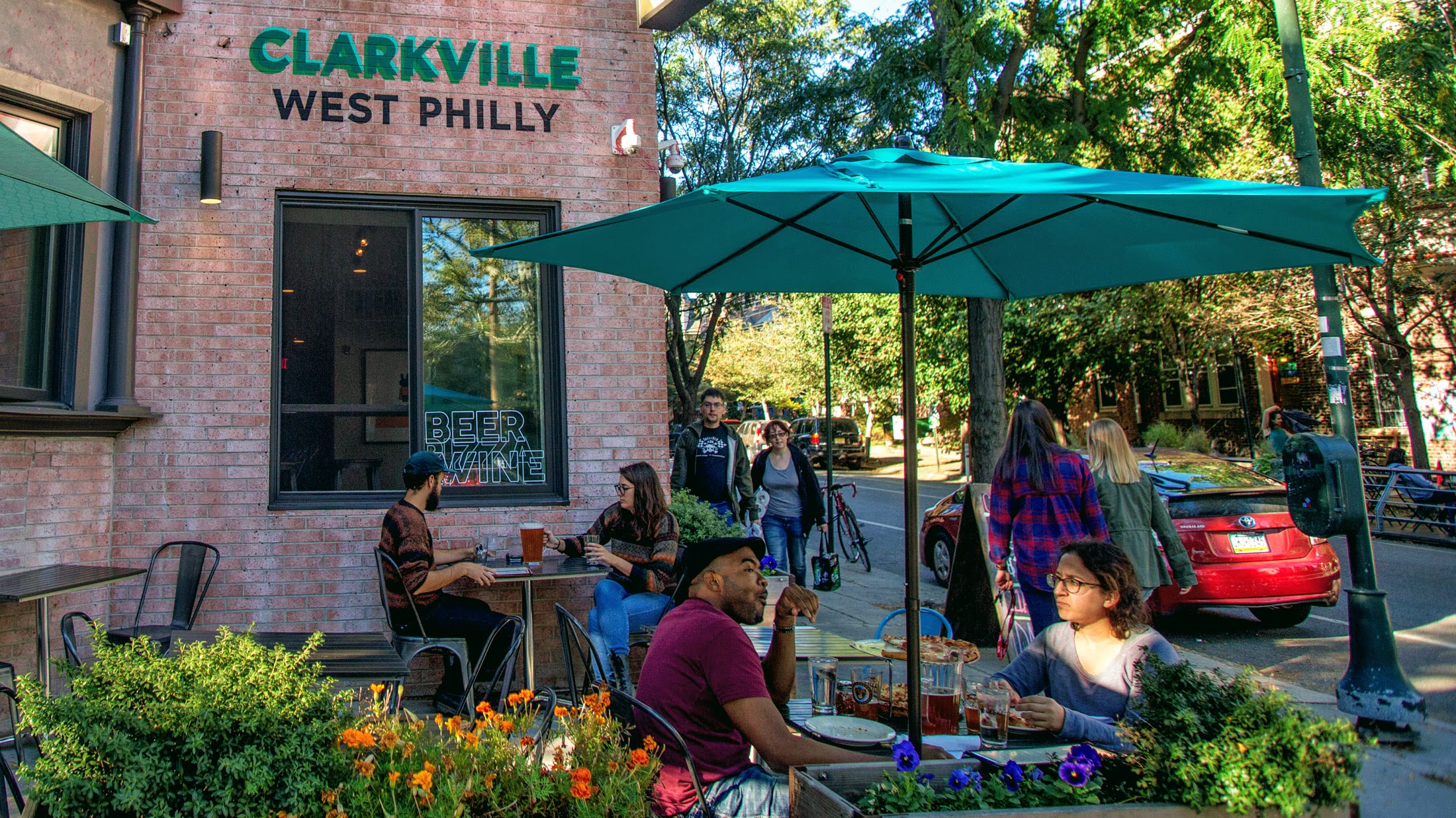 The exterior of Clarkville in Philadelphia