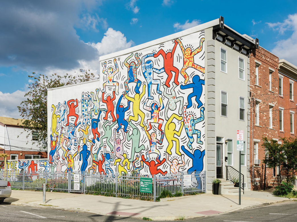 A photo of the We The Youth mural in South Philadelphia.