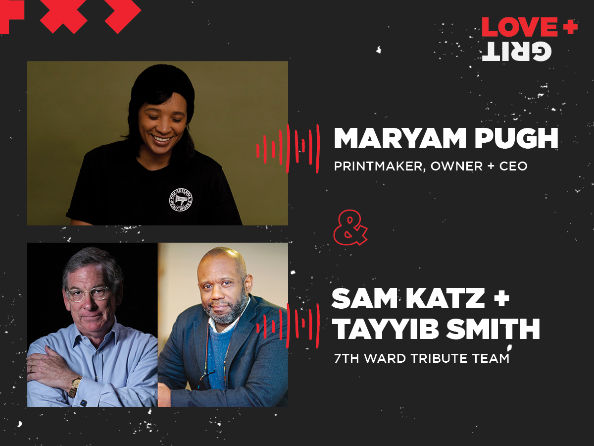 A graphic showing photos of Maryam Pugh, Sam Katz and Tayyib Smith.