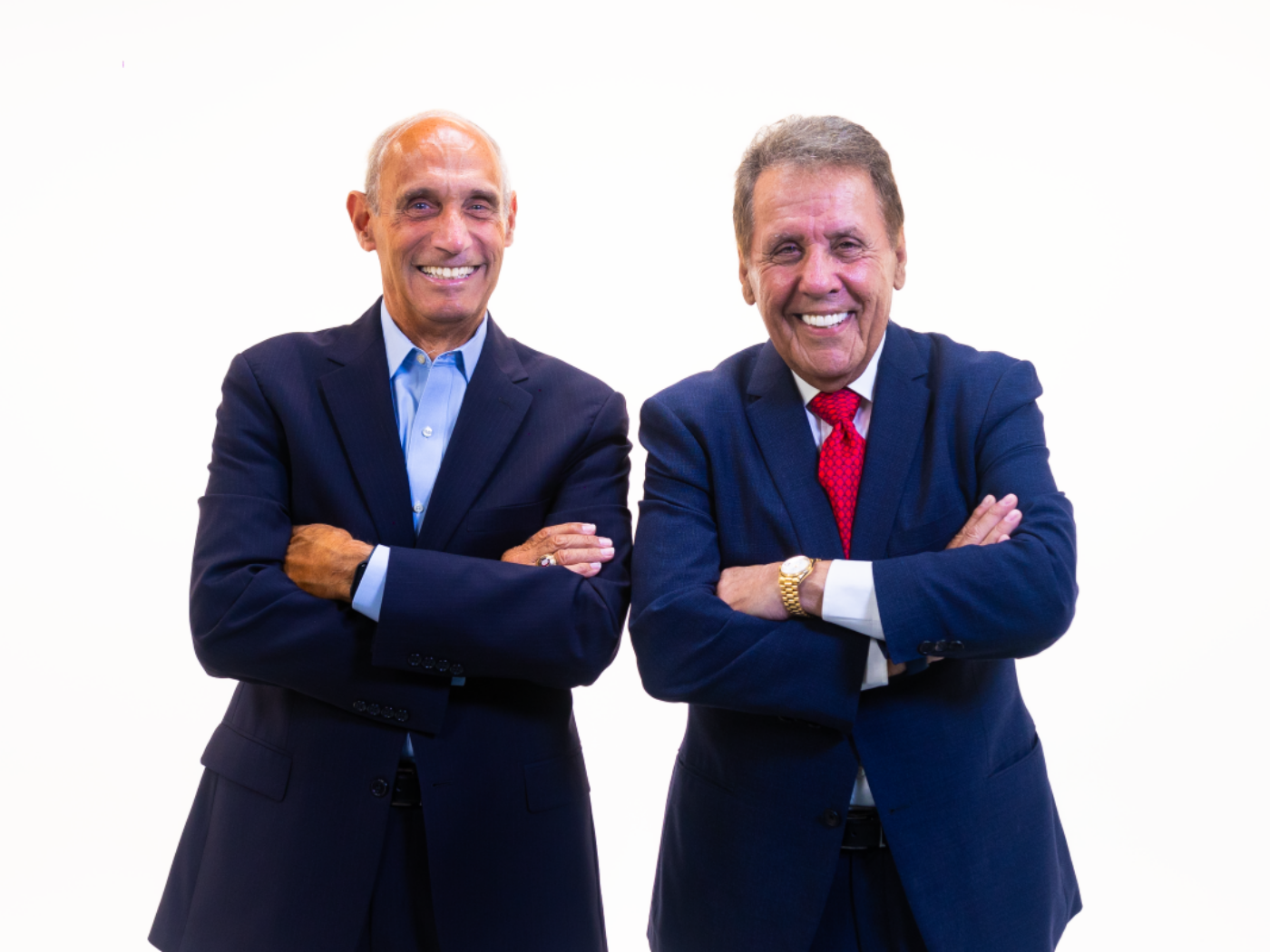 Anthony J. “Tony” Conti (left) and Manuel N. “Manny” Stamatakis.