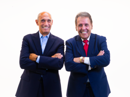 Anthony J. “Tony” Conti (left) and Manuel N. “Manny” Stamatakis.